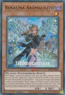 Yu-Gi-Oh! Rosalina Aromalilith : SR PHNI-FR022 - Image 1