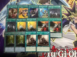 NOBLE KNIGHT MERLIN GAWAYN ARTORIGUS BORZ BROTHERS MEDRAUT HONEST YUGIOH DECK - Image 3