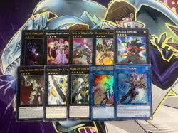 NOBLE KNIGHT MERLIN GAWAYN ARTORIGUS BORZ BROTHERS MEDRAUT HONEST YUGIOH DECK - Image 5
