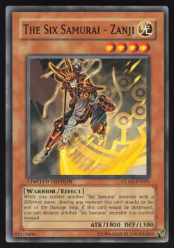 The Six Samurai - Zanji - GLD2-EN021 - Common - Limited Edition - Yugioh - Image 1
