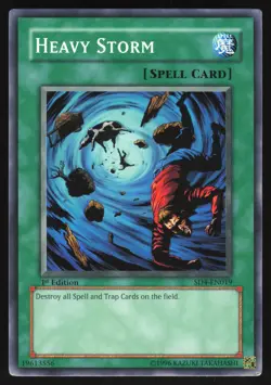 Heavy Storm - SD4-EN019 - Common - 1st Edition - Yugioh - Image 1