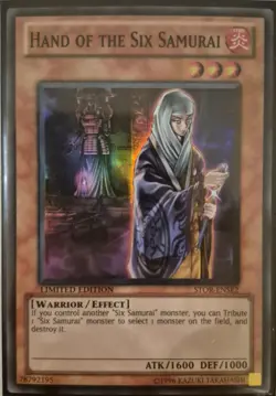 YuGiOh Hand of the Six Samurai Super Rare STOR-ENSE2 - Image 1