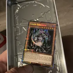 Yugioh Chaos Sorcerer MP25-EN019 Starlight Rare 1st Ed Near Mint - Image 1