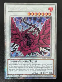 Schwarzer Rosendrache RA04-DE057 Platinum Secret Rare DE NM YUGIOH - Image 1