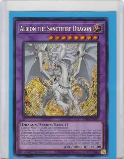 Albion The Sanctifire Dragon RA05-EN037 - Secret Rare - Mint - Yugioh - Image 1