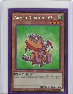 Armed Dragon LV3 MZMU-EN063 - Secret Rare - Mint - Yugioh - Image 1