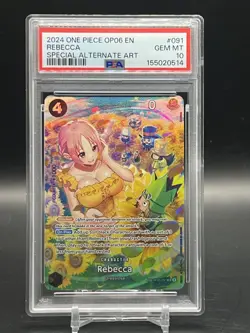 2024 One Piece Rebecca SP OP05-091 Wings of the Captain Foil PSA 10 - Image 1