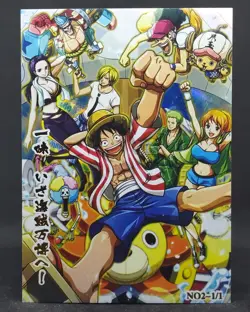 One Piece Top Card TC Signature Print Straw Hat Pirate Crew Eiichiro Oda NO2-1/1 - Image 1