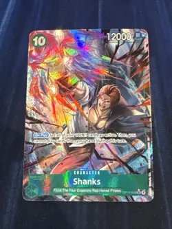 One Piece Shanks Alternate Art OP13-028 Carrying On His Will Foil NM - Image 1