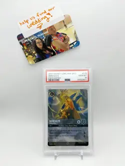 Disney Lorcana Hercules Divine Hero Enchanted Holo 215/204 PSA 10 EN 2023 - Image 1