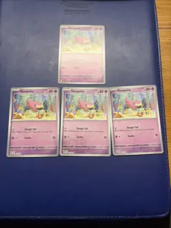 Slowpoke 057/142 Stellar Crown Lot Of 4 - Image 1