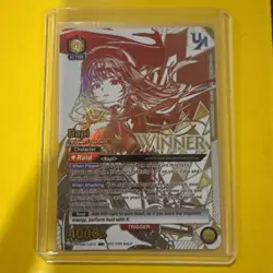 Bandai Rapi (UEPR/NIK-1-011) Winner Foil UR - Union Arena Character Card - Image 1