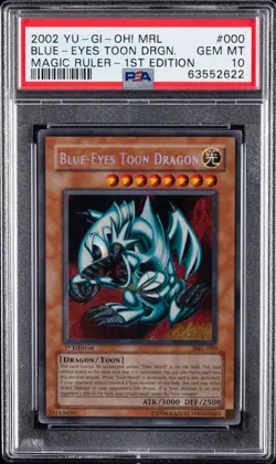 💎 PSA 10 Blue-Eyes Toon Dragon 1st Ed Yugioh MRL-000 cgc lob bgs 💎 - Image 1