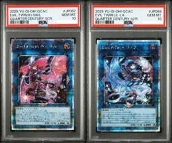 PSA 10 Evil Twin Ki-sikil & Lil-la QCSE YuGiOh Quatrter Century Art Collection - Image 1