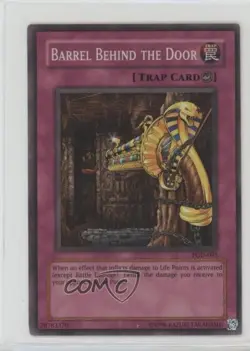 Barrel Behind the Door YuGiOh Pharaonic Guardian #PGD-095 2003 READ - Image 1