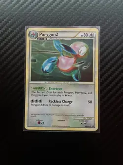 Porygon2 HGSS23 Rare 2010 Black Star Promo Holo New Pokemon Card - Image 1