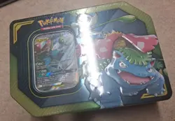 Pokemon 210-80529 TCG TAG Team Tin Booster Card Game - 4 Pack Celebi & Venusaur 820650805295 - Image 1