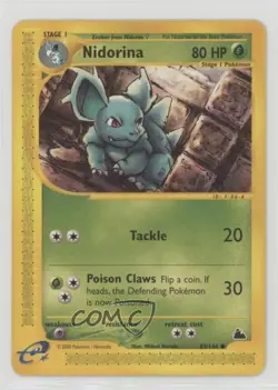 Nidorina Pokemon e-Card Series Skyridge #83 2003 - Image 1