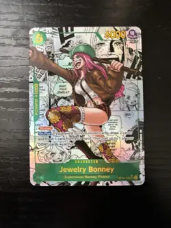 One Piece TCG English Legacy of the Master Jewelry Bonney Card OP12 -118 Manga - Image 2