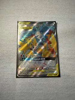Pokemon TCG Moltres Zapdos Articuno GX Full Art Holo Card 66/68 Hidden Fates - Image 1