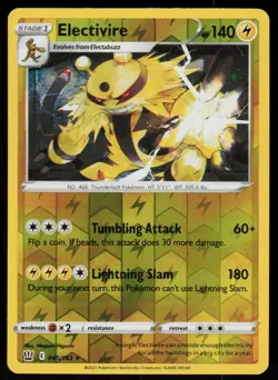 Electivire 045/163 Rare Battle Styles Pokemon Reverse Holo Lightly Played - Image 1