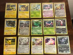 Large Pokemon Card Lot X15 - Delta Species Pikachu, Darkrai Holo, Swirls & More - Image 1