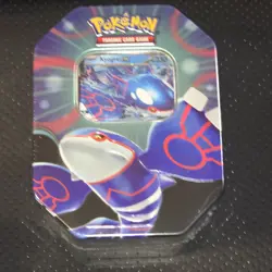 Pokemon TCG Azure Legends Tin Kyogre ex Promo SVP 178 Factory Sealed 4 Packs - Image 1