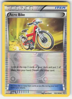 Acro Bike 122/160 Uncommon Primal Clash Pokemon Reverse Holo MP - Image 1