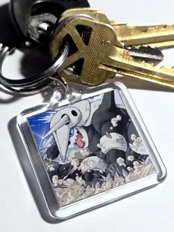 Aggron & Aron Evolution Double Sided Acrylic Keychain – Pokemon Hoenn Charm - Image 3
