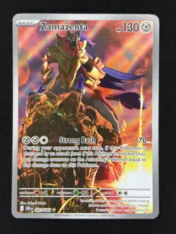 Zamazenta 201/182 Illustration Rare Destined Rivals Pokemon NM - Image 1