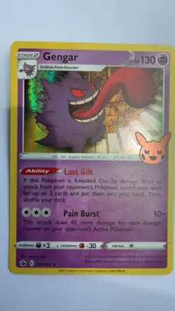 Pokemon TCG Gengar 057/198 Chilling Reign Holo Rare English 2021 130 HP - Image 1