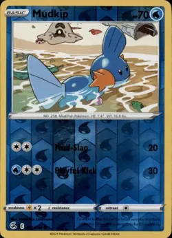 Mudkip 062/264 Common Fusion Strike Pokemon Near Mint - Image 1