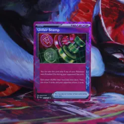 Pokemon TCG Unfair Stamp 165/167 Sv06 Twilight Masquerade ACE SPEC EN - Image 1