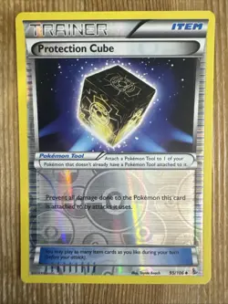 Protection Cube 95/106 Reverse Holo XY Base Set Pokemon TCG - LP - Image 1