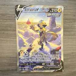 Zeraora V 166/198 Chilling Reign Rapid Strike Alt Full Art Holo UR EN 2021 - Image 1