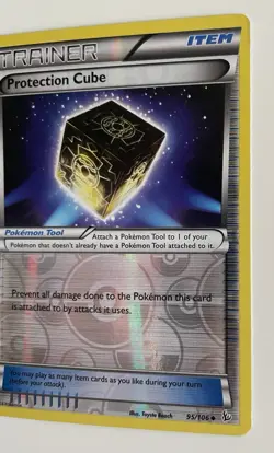 Protection Cube 95/106 Pokemon TCG XY Flashfire Reverse Holo MP - Image 2