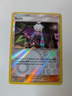 Roxie 205/236 Uncommon Cosmic Eclipse Pokemon Reverse Holo Near Mint - Image 1