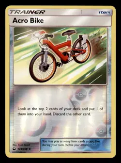 Acro Bike 123/168 Uncommon Celestial Storm Pokemon Reverse Holo Near Mint - Image 1