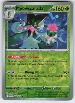 Meowscarada 018/159 Rare Journey Together Pokemon Reverse Holo Near Mint - Image 1