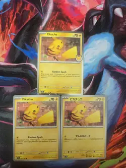 Pikachu Lot Of [3] - 051/162[2], 023/071, Pokemon Day 2026 - Image 1