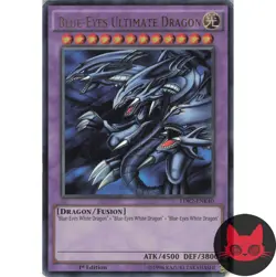 Yugioh Blue-Eyes Ultimate Dragon LDK2-ENK40 Ultra Rare 1st Edition HP - Image 1