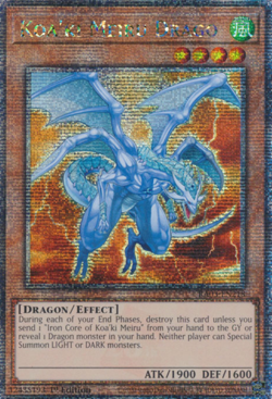1X NM Koa'ki Meiru Drago - RA03-EN218 - Quarter Century Rare 1st Edition - Image 1