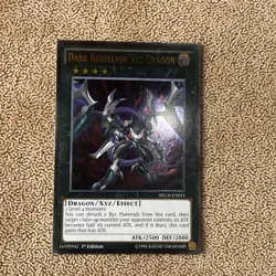Dark Rebellion XYZ Dragon - Ultimate Rare - 1st Edition - NECH-EN053 - NM - Image 1