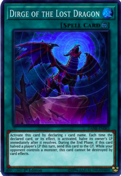 3X NM Dirge of the Lost Dragon - DANE-EN063 - Super Rare 1st Edition PLAYSET - Image 1