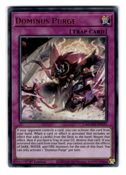YUGIOH DOMINUS PURGE ULTRA RARE 1ST EDITION NEAR MINT MZMU-EN125 - Image 1