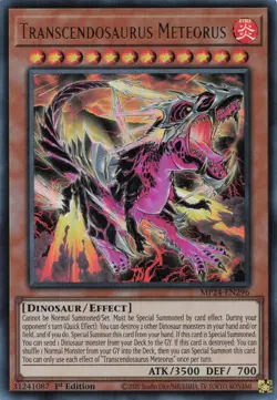 Trancendosaurus Meteorus MP24-EN296 Ultra Rare 1st Edition YuGiOh Card - Image 1