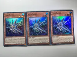 3 x Veiss Shark MZMU-EN034 Super Rare 1st Edition YuGiOh Playset NM - Image 1