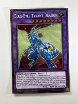 Blue-Eyes Tyrant Dragon MP25-EN042 Starlight Rare 1st Edition YuGiOh Card NM - Image 1