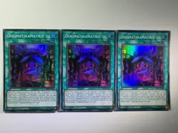 3 x Dogmatikamatrix PHHY-EN055 Super Rare 1st Edition YuGiOh Playset NM - Image 1