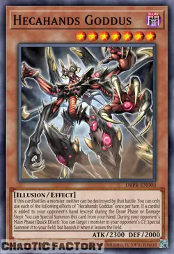 YUGIOH PHRE-EN003 Hecahands Godos Super Rare 1st Edition NM - Image 1